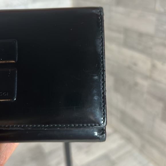 Gucci G patent leather wallet EUC - Picture 12 of 13